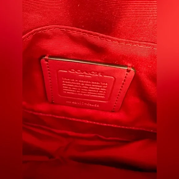 Coach Saddle Bag With Horse And Carriage Dot Print - Picture 9 of 10